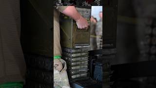 Special Equipment for Loading 20mm Ammo into an F15 Eagle [upl. by Aynod]