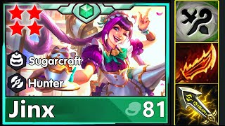 Worlds First 81Cost 4Star Jinx ⭐⭐⭐⭐ ft 9 Multistriker [upl. by Htes]