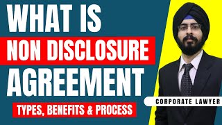 What is Non disclosure agreement NDA  Types Benefits amp Process  Bhavpreet Singh Soni [upl. by Gmur]