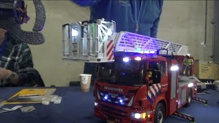 Modelbouwshow Winter editie 2024  Scania RC brandweer ladderwagen [upl. by Matheny]