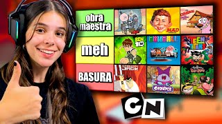 GEN Z hace TIER LIST de TODAS las series de CARTOON NETWORK [upl. by Damek]