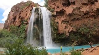 Havasu Falls in Havasupai Supai Arizona June 3th 2023 [upl. by Whale170]