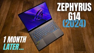 Asus ROG Zephyrus G14 2024 After 1 Month Review InDepth [upl. by Terrijo304]