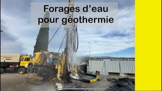 Hydrogéologie  Forages deau pour géothermie [upl. by Eihcra]