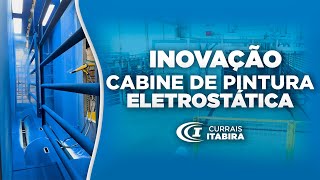 Inovação nova cabine de pintura eletrostática  Currais Itabira [upl. by Assiral241]