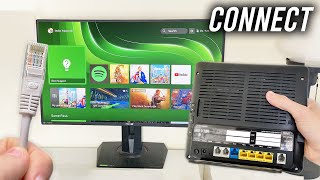 How To Connect Xbox Series SX To Ethernet Wired Connection  Full Guide [upl. by Tadashi181]