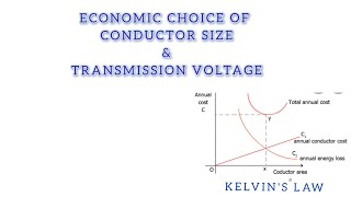 32 Economic choice of conductor size Kelvins law amp Transmission voltage [upl. by Toor40]