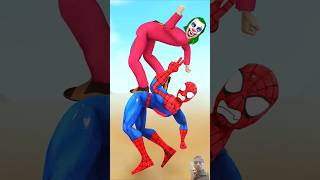 Who is Stronger Spiderman vs Joker Thanos Groot gta spiderman funnyvideo homemaranha [upl. by Downe]