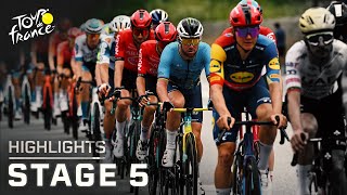 Tour de France 2024 Stage 5  EXTENDED HIGHLIGHTS  732024  Cycling on NBC Sports [upl. by Vihs59]