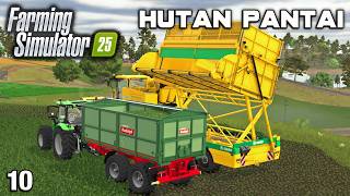 NEW CROP TYPE SPINNACH HARVESTING 25 Hutan Pantai FS25 Ep 10 [upl. by Susanetta]