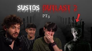 ¡ESTO SE PUSO RARO ¿BESITO DE LENGUA Los mejores sustos de Outlast 2 Pt 3 [upl. by Lamee]