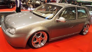 Volkswagen Golf 4 23L 2000 Tuning at Essen Motorshow  Exterior Walkaround [upl. by Aneert118]