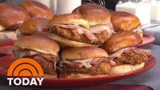 Make Shaquille O’Neal’s ‘Shaq Daddy Chicken’ Sandwich  TODAY [upl. by Lauretta]