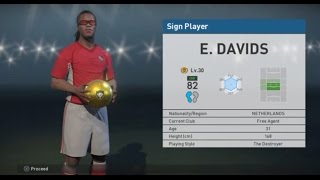 Edgar Davids  Pro Evolution Soccer 2017 [upl. by Suez]