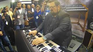 NAMM 2018  Joey DeFrancesco plays quotOne Hundred Waysquot on Viscount Legend Organ [upl. by Esilehc]