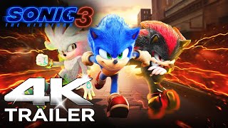 SONIC THE HEDGEHOG 3 2024  All Trailers amp Clips [upl. by Ahsir]