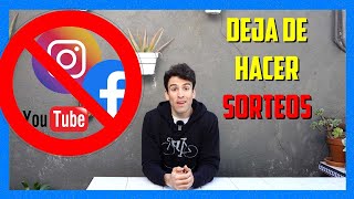 Los SORTEOS en redes sociales TE PENALIZAN [upl. by Ahsotal643]