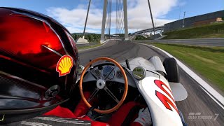 Gran Turismo 7  Mercedes Benz W196 R F1 Car Cockpit View During Race [upl. by Teerprah]