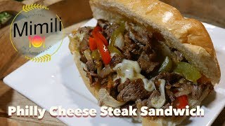 Philly Cheese Steak Sandwich receta super facil  Novateando en la Cocina [upl. by Etnoled66]