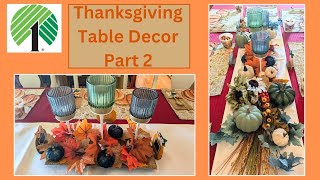 🦃🍁THANKSGIVING FALL TABLE DECOR DIYS  Dollar Tree DIY  Magnolia Design Co  Table for Thanksgiving [upl. by Lennor]