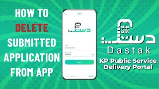 How to Delete Submitted Application from Dastak Mobile Application  Arms License Dastak KPITBoard [upl. by Mclyman]