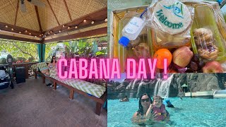 Our Cabana at Volcano Bay  Volcano bay VLOG and cabana REVIEW 🌋 volcanobay vlog summer [upl. by Publea]