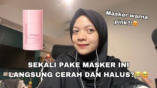 REVIEW GLAD2GLOW POMEGRANATE CLAY STICK MASK💕 MASA LANGSUNG HALUS GINI WOY😭 [upl. by Raffaj]