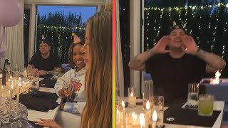 Rob Kardashian Resurfaces for Rare Appearance at Khloés 40th Birthday [upl. by Constance424]