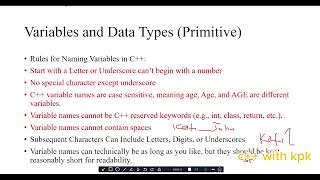 Learn C programming Understanding Variables and Data TypesPrimitive in C [upl. by Nuahsal]