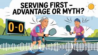 Pickleball Serve Strategy To Serve First or Not  Pickle Patter Podcast  s01e013 [upl. by Yrahk]