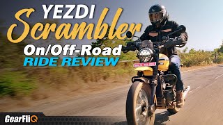 Yezdi Scrambler  OnOffRoad Ride Review  मज़ेदार और दमदार  GearFliQ [upl. by Eihcir]