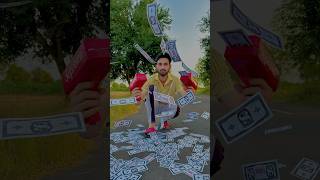 Superme Money Fire ￼Gun Cash Canon with 100pcs Dollars 💵 unboxing [upl. by Neelahtak]