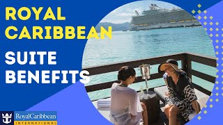 THE ROYAL CARIBBEAN SUITE BENEFITS  AMENITIES SERVICES visual breakdown [upl. by Maddocks]