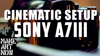 SONY A7III SETUP ALL CINEMATIC FUNCTIONS [upl. by Ehrenberg]