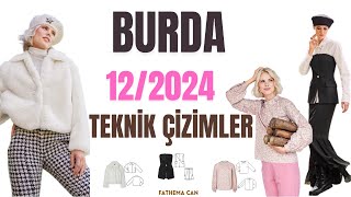 Burda 12  2024 Teknik Çizimler [upl. by Flam]