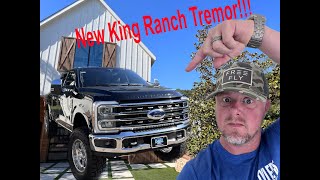 2023 F250 King Ranch Tremor Level Kits 37s [upl. by Annaitat]