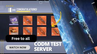 How to download TEST SERVER and get FREE MYTHIC WEAPONSFREECP in COD MOBILE Global Season 89 2024 [upl. by Aikym]