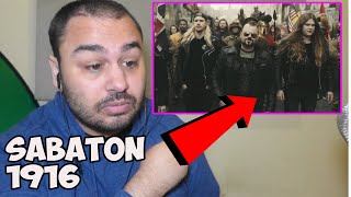 SABATON  1916 Official Music Video REACTION [upl. by Elleneg]