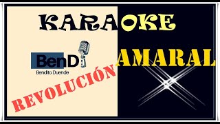 KARAOKE REVOLUCION AMARAL [upl. by Tterb832]