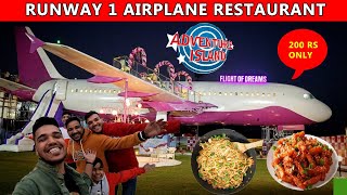 Runway 1  Airplane Restaurant DELHI 200 only  😍  Metro Walk Adventure Island [upl. by Donohue]