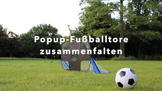 Popup Fußballtore zusammenfalten [upl. by Munro20]