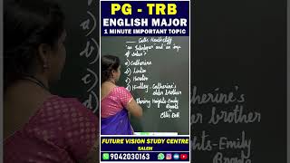 PG TRB  ENGLISH  1 MINUTE IMPORTANT QA [upl. by Odrarebe101]