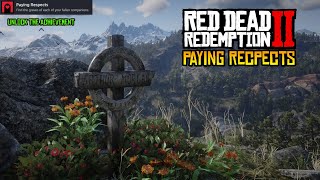 All Grave Locations Paying Respects Trophy  Achievment  Red Dead Redemption 2 [upl. by Eymaj]