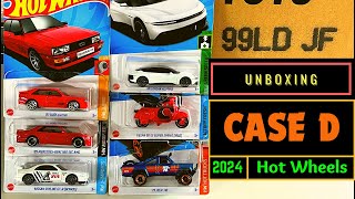 Unboxing  Hot Wheels 2024 Case D [upl. by Nauj]