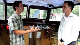 Interview with Dr Steve Simpson onboard the Withdrawn art installation [upl. by Ardek483]