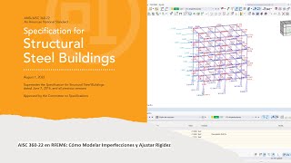 AISC 36022 en RFEM6 Cómo Modelar Imperfecciones y Ajustar Rigidez [upl. by Tecla471]