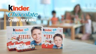 Kinder® Chocolate creado para niños [upl. by Aicilra]