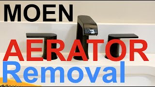 Remove AERATOR from MOEN Faucet NonThreaded Aerator [upl. by Seward423]