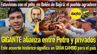 😍¡DEBE ESTAR LLORANDO BUKELE Petro hace alianza con empresario salvadoreño gigante aporte al país [upl. by Tavy]