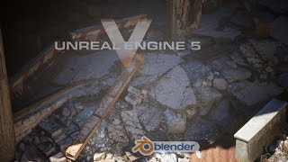 Streetscape design under war  unrealengine5 blender3d [upl. by Robertson661]